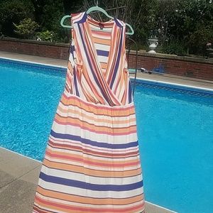 Dress that wraps across the chest